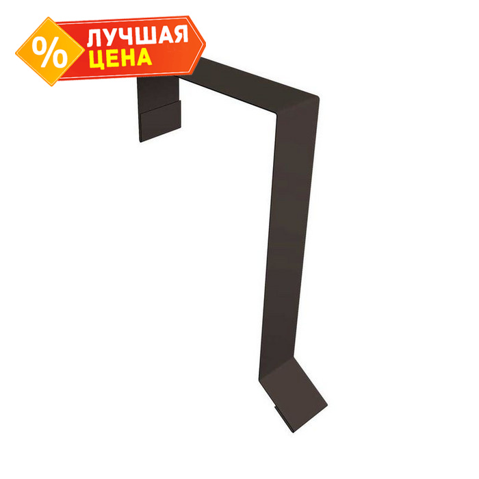 Планка торцевая фальц 65х97 0,45 Drap ST RR 32 темно-коричневый