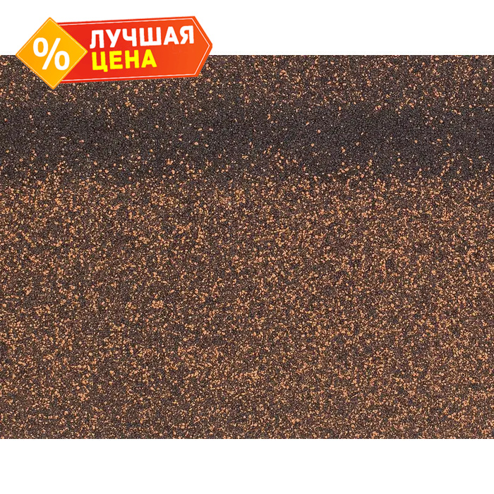 Гибкая черепица коньково-карнизная Технониколь Шинглас Кантри Аризона 5 м2